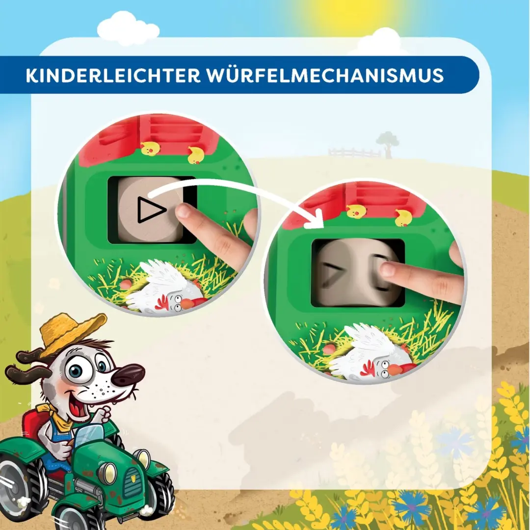 Haba Mijn Eerste Spellen Lenny's Tractor Dobbelspel - afbeelding 5 van 5