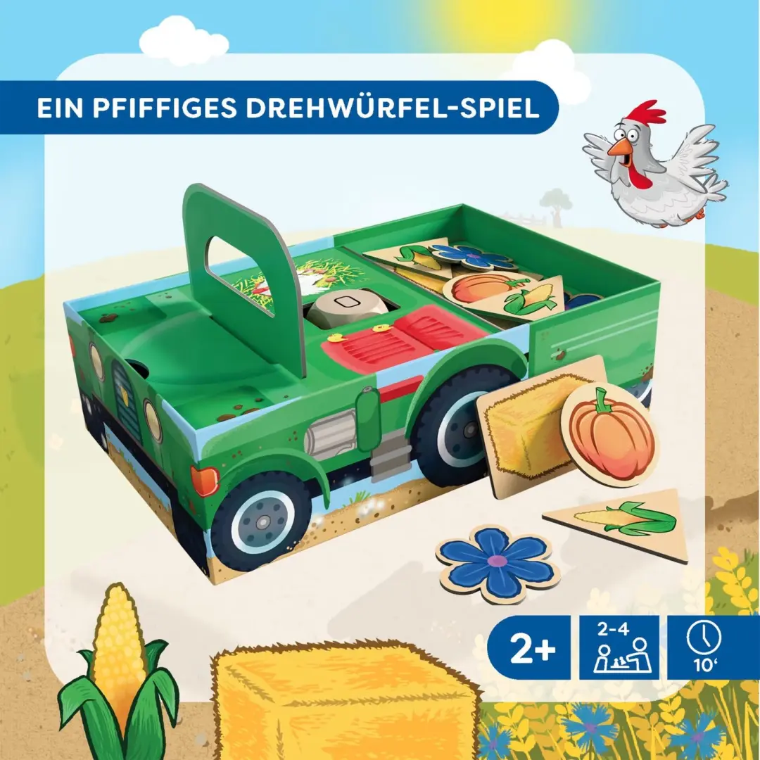 Haba Mijn Eerste Spellen Lenny's Tractor Dobbelspel - afbeelding 3 van 5