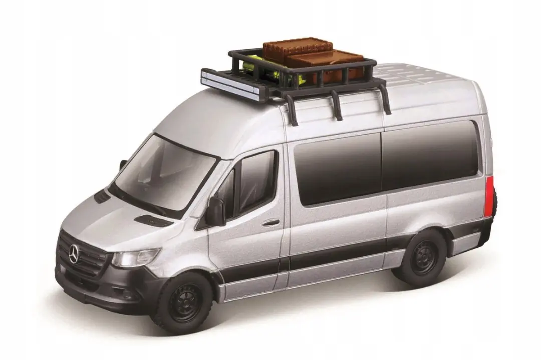 Maisto Weekenders Mercedes-Benz Sprinter Van Zilver Metaal 21236