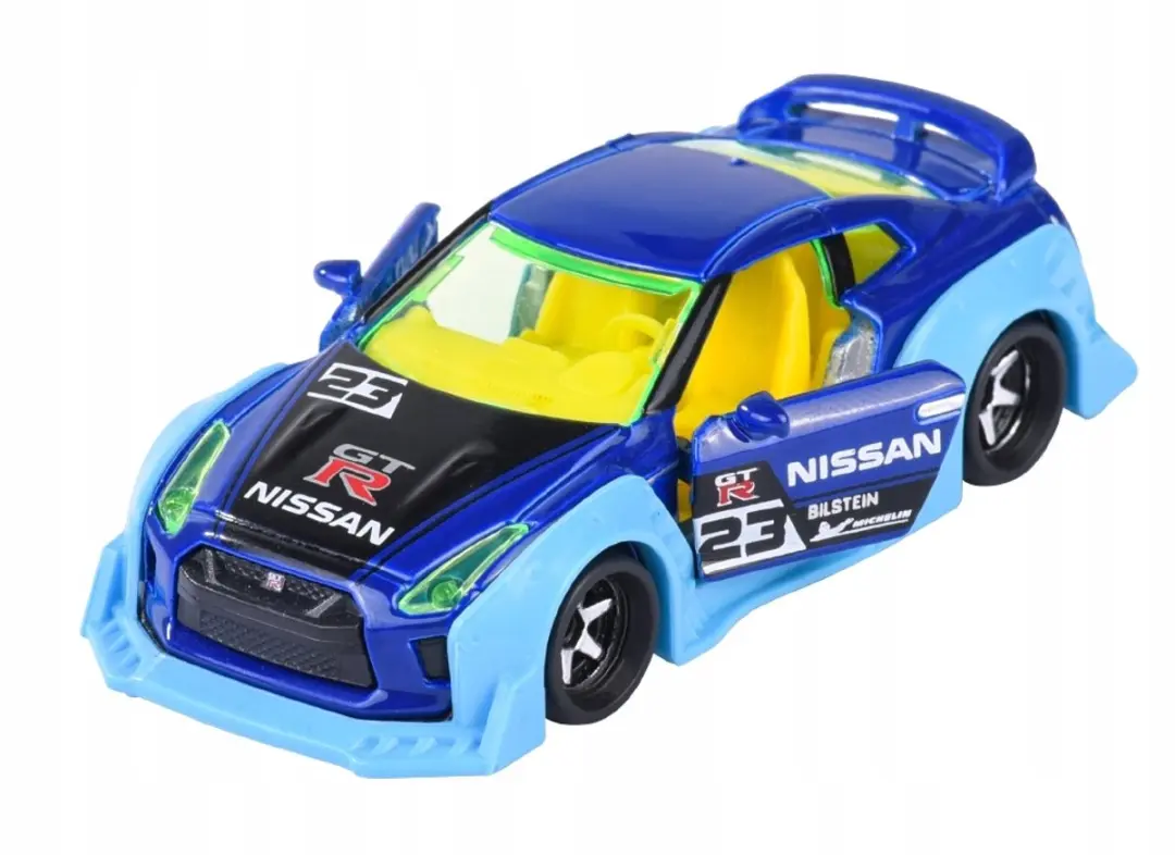 Majorette Nissan GT-R Blauw 1:64 Japan-serie metalen model