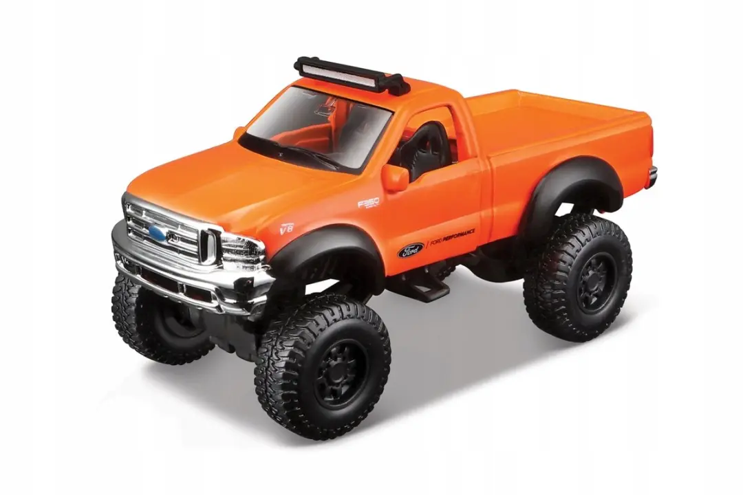 Maisto Ford F-350 Super Duty 1999 4x4 Rebels Oranje Metaal 11.4cm