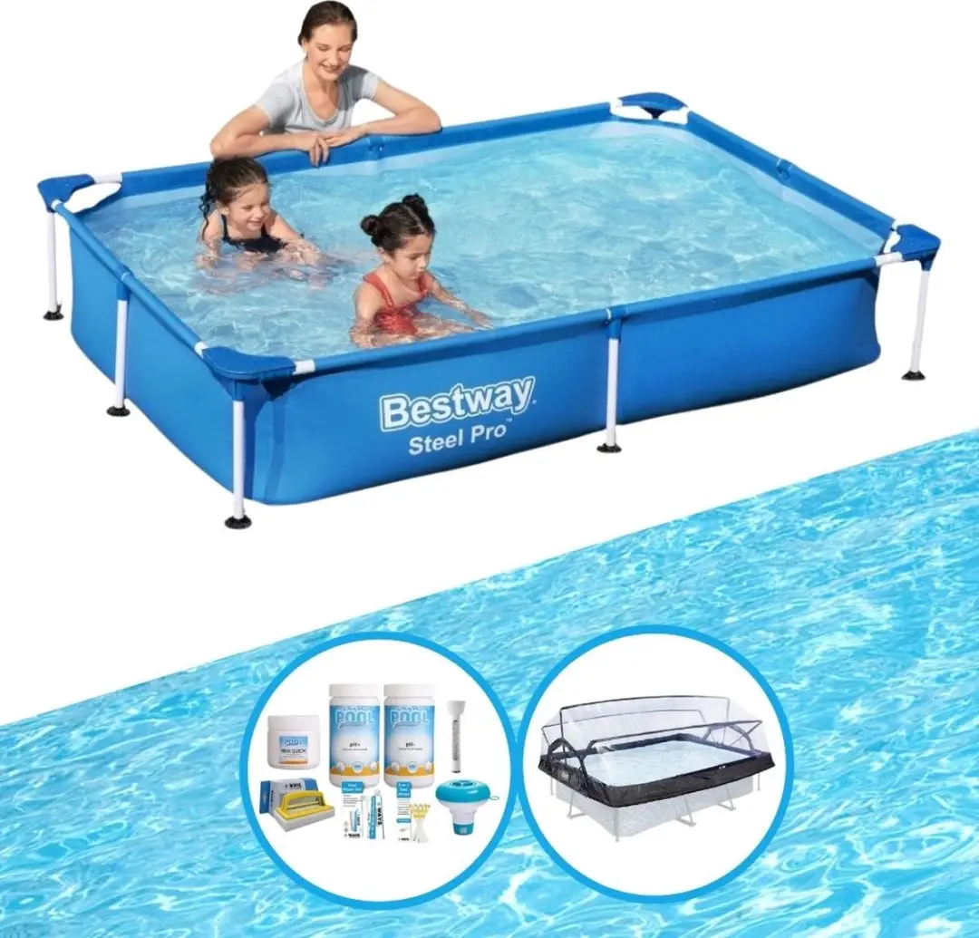 Bestway Zwembad Steel Pro 221x150x43 cm