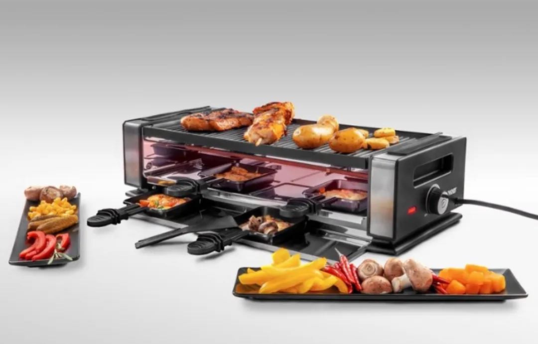 Unold Gourmetstel 8 Personen 1200W - Zwart/RVS