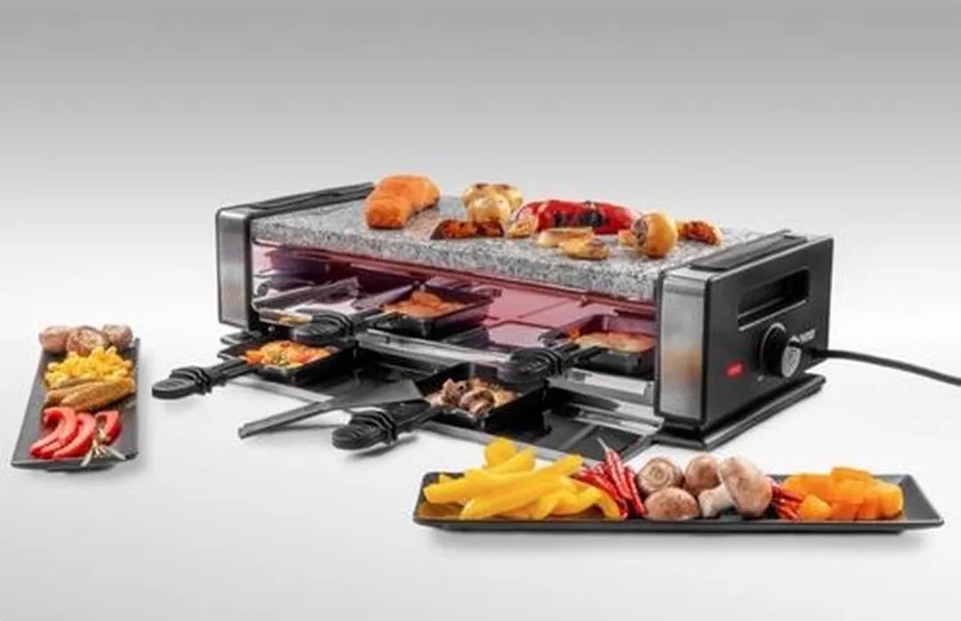 Unold Gourmetstel 8 Personen 1200W - Zwart/RVS