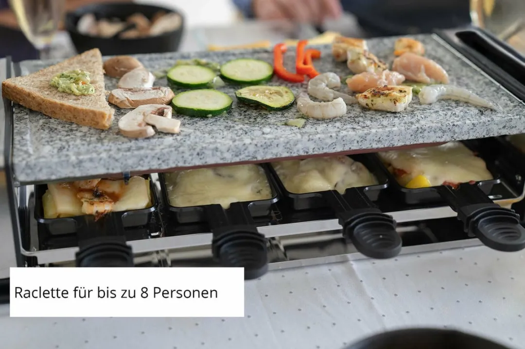 Unold Gourmetstel 8 Personen 1200W - Zwart/RVS