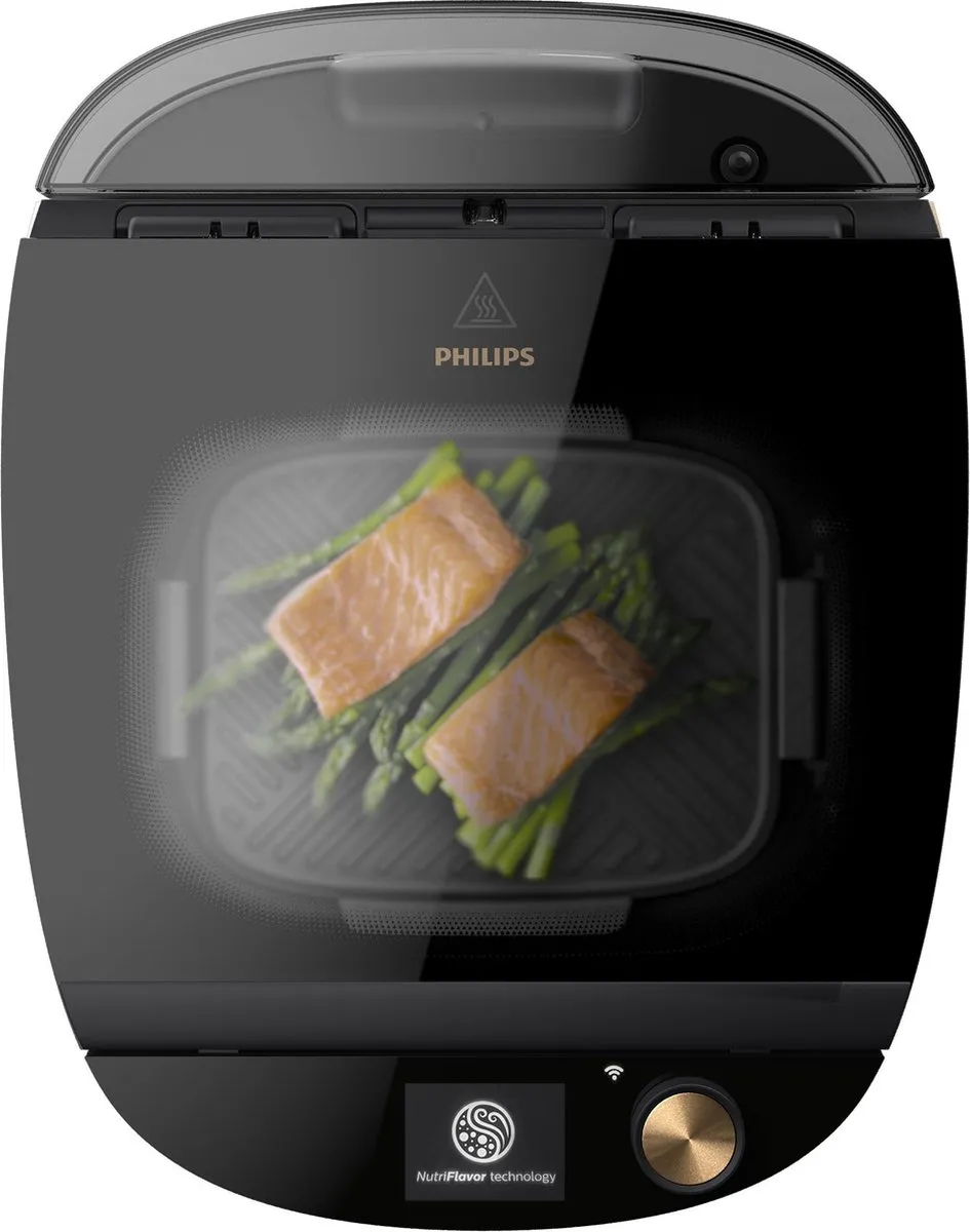Philips 7000 Series Airfryer NX0960/90 - 1650W - 7L - Zwart/Koper