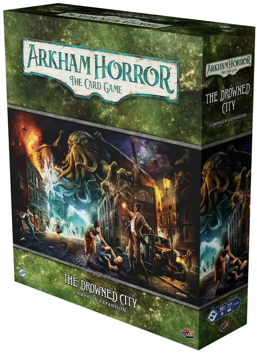 Fantasy Flight Games Arkham Horror LCG The Drowned City Expansion - afbeelding 3 van 4