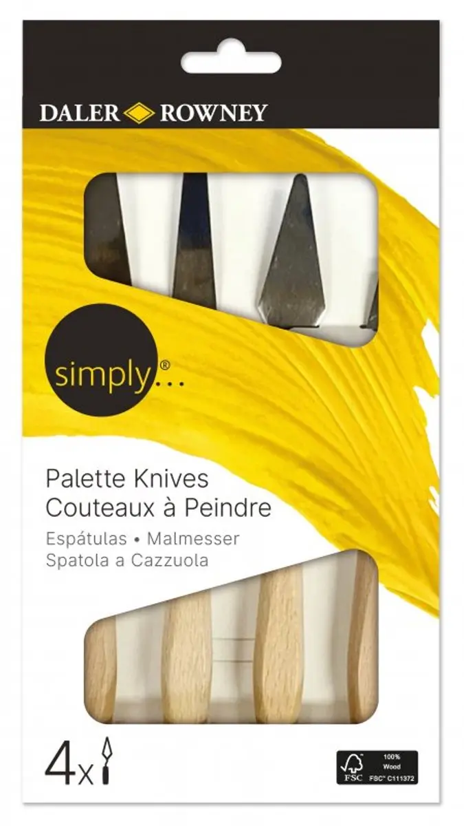 Daler Rowney Simply Paletmessen Set Kunststof