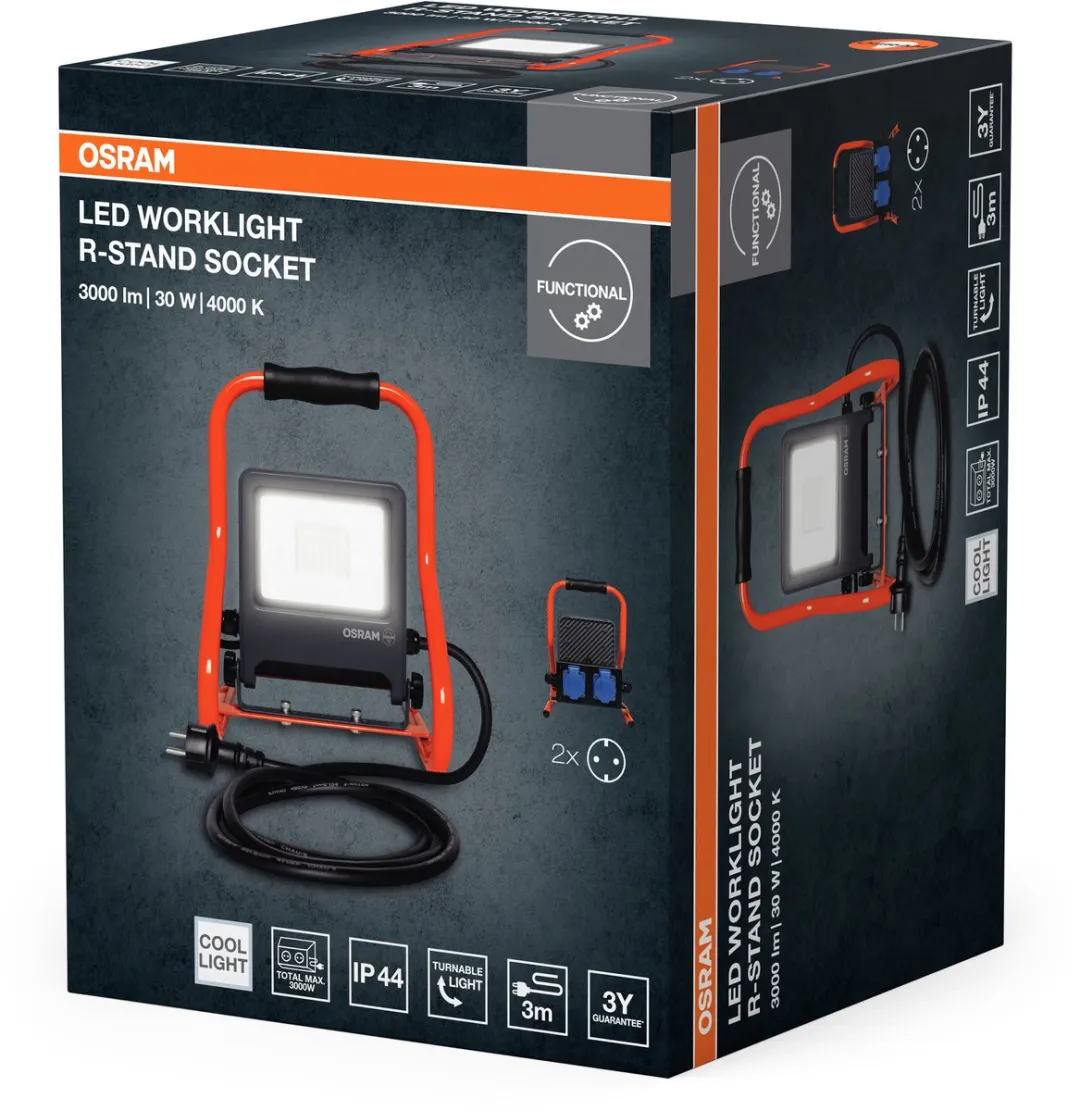 Osram LED Werklamp R-Stand Socket 30W - 2700 Lumen