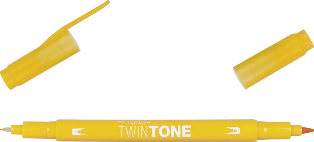 Tombow Twintone marker 04 chrome yellow