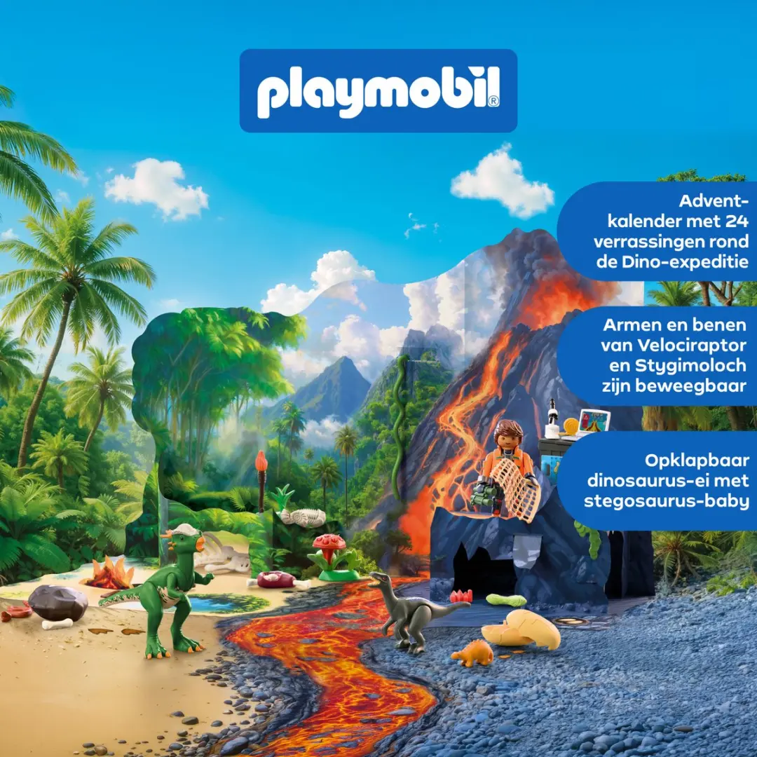 Playmobil Dino Expeditie Adventskalender - 72225 - afbeelding 6 van 6