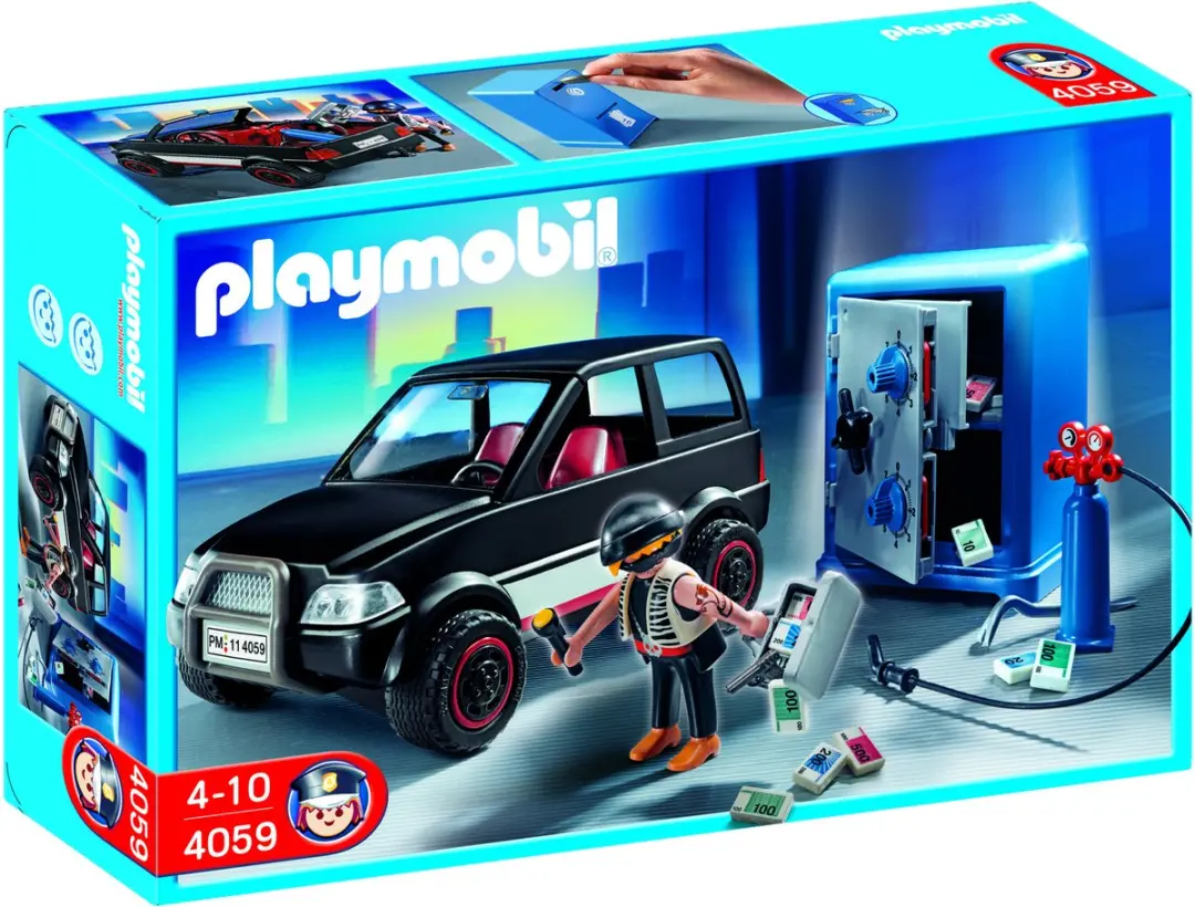 Playmobil Brandkastkraker Met Vluchtauto