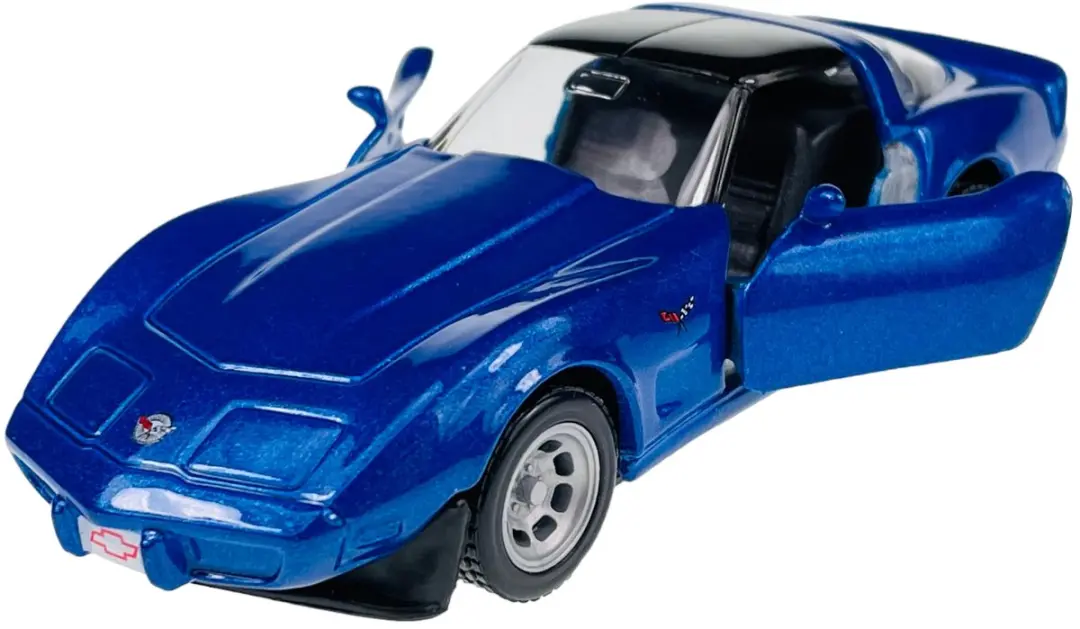 Maisto 1978 Chevrolet Corvette Blauw 1:39 Pull-Back Metaal Model