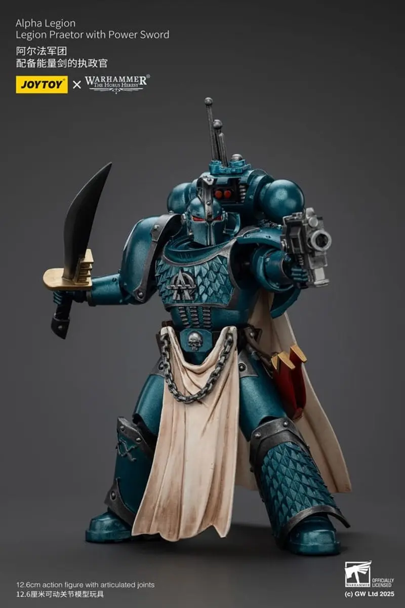 Joy Toy Warhammer Alpha Legion Praetor Actiefiguur - 20cm - afbeelding 6 van 6