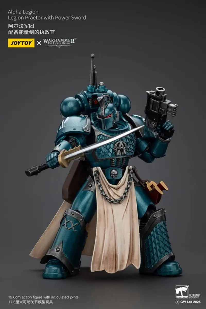 Joy Toy Warhammer Alpha Legion Praetor Actiefiguur - 20cm - afbeelding 4 van 6