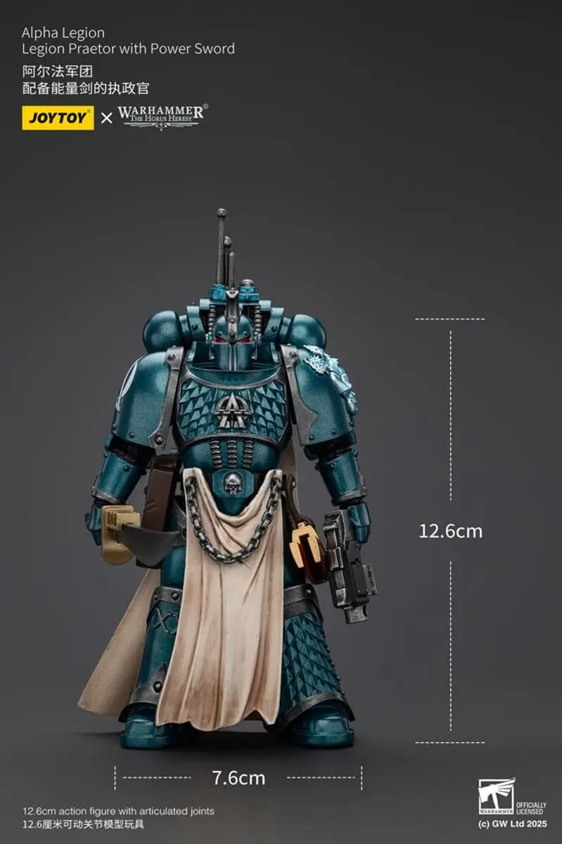 Joy Toy Warhammer Alpha Legion Praetor Actiefiguur - 20cm - afbeelding 2 van 6