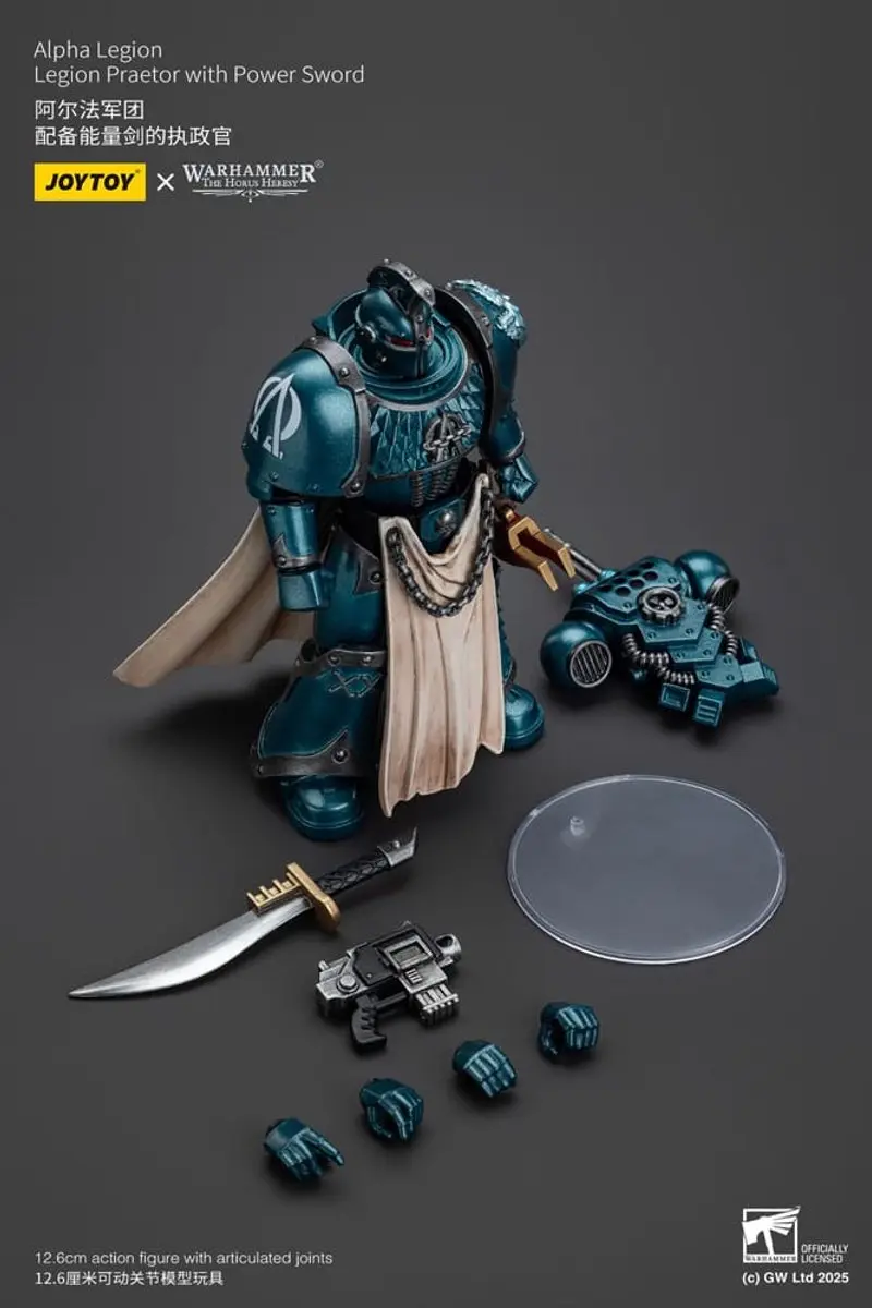 Joy Toy Warhammer Alpha Legion Praetor Actiefiguur - 20cm - afbeelding 3 van 6