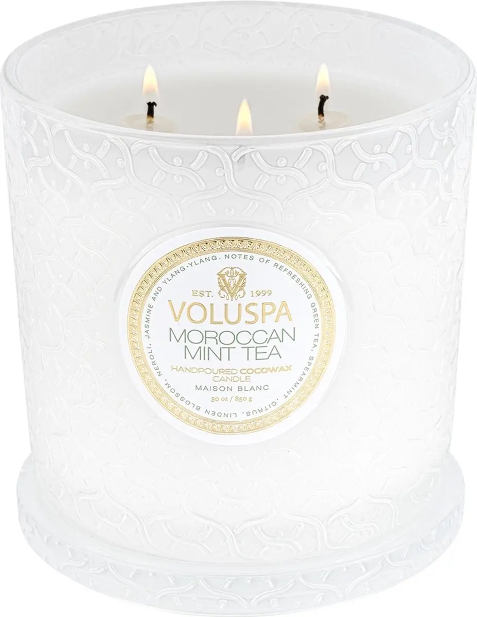 Voluspa Maison Blanc Moroccan Mint Tea Geurkaars