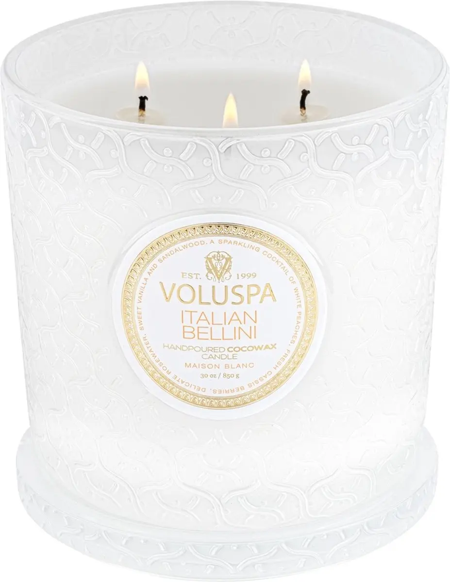 Voluspa Maison Blanc Italian Bellini Geurkaars - 850g - afbeelding 2 van 2