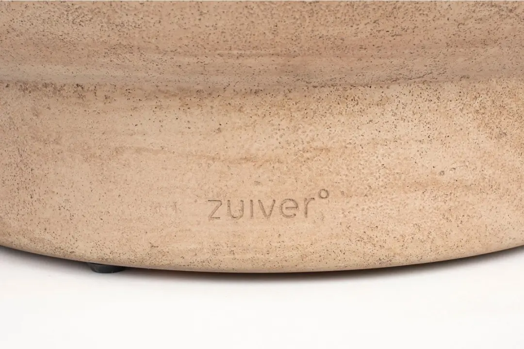 Zuiver Noble Salontafel Rond Beige - Ø80cm - afbeelding 6 van 6