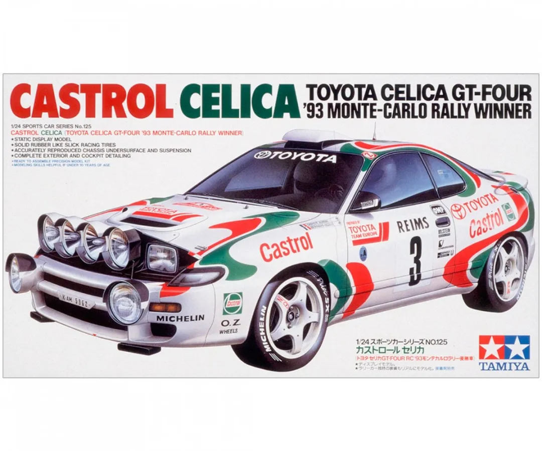 Tamiya Castrol Toyota Celica GT-Four 24125 Modelbouwpakket 1:24