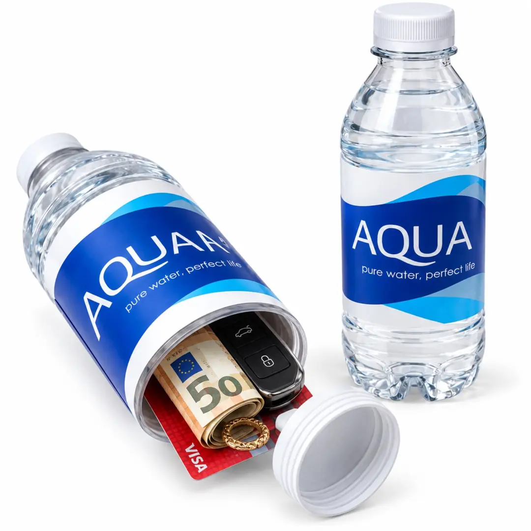 Waterfles met Verborgen Opbergruimte