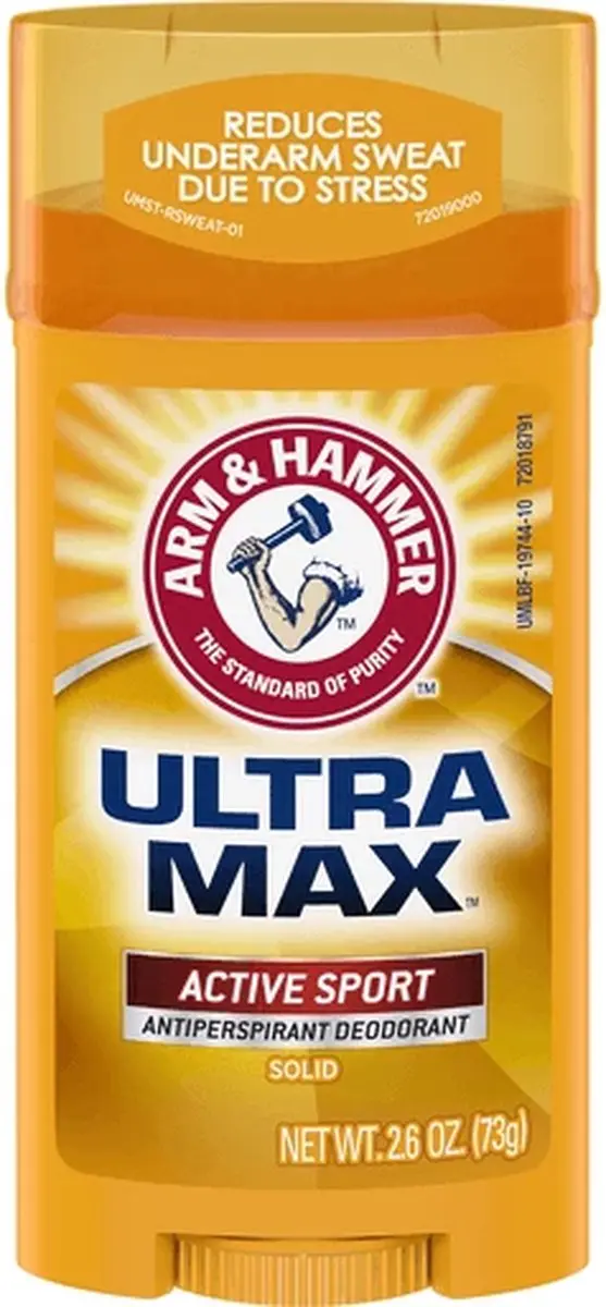 ARM & HAMMER ULTRA MAX Deodorant- Active Sport- Solid Stick