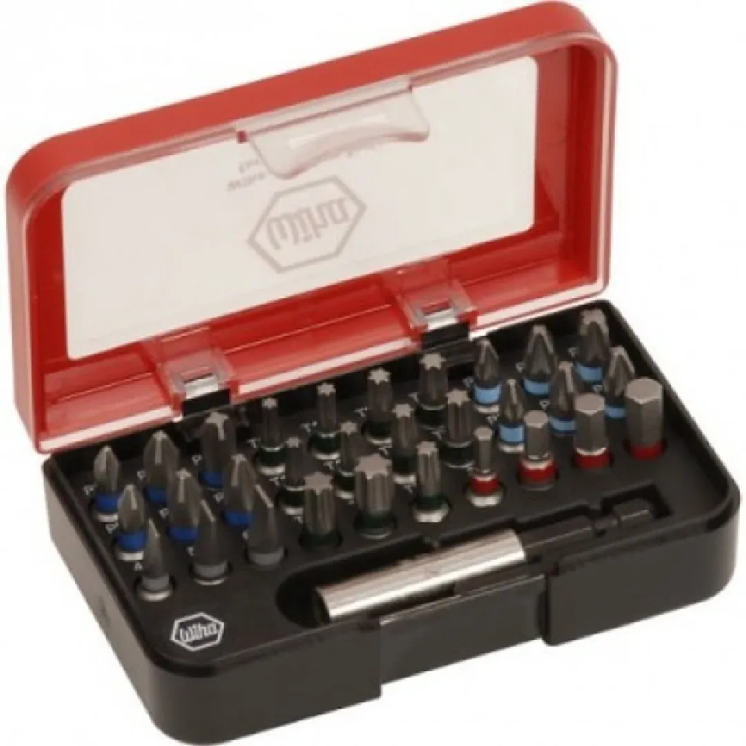 Wiha Bitset 25mm 31-delig - Metaal - Riemclip