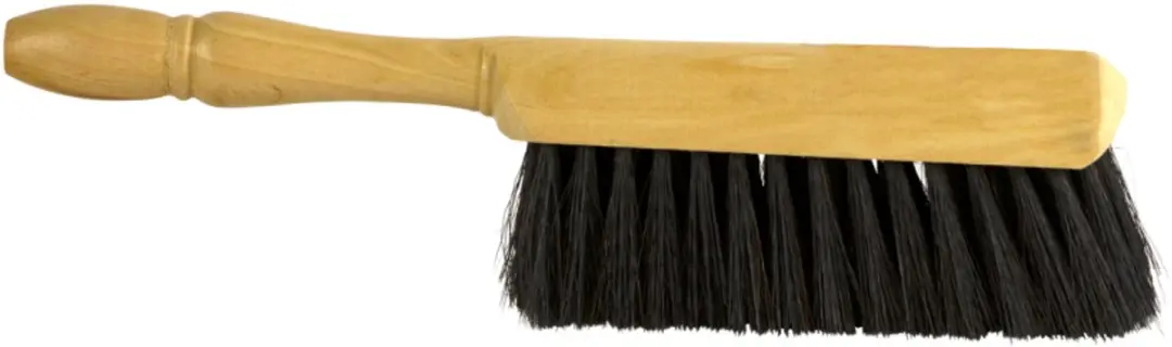 Luva Houten Handveger 29cm - Synthetisch Haar - Zwart/Blank - afbeelding 4 van 4