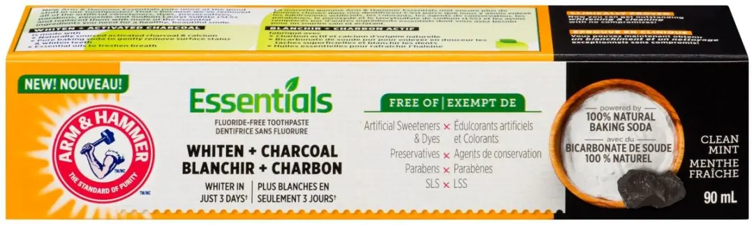 Arm & Hammer Essentials Charcoal Tandpasta