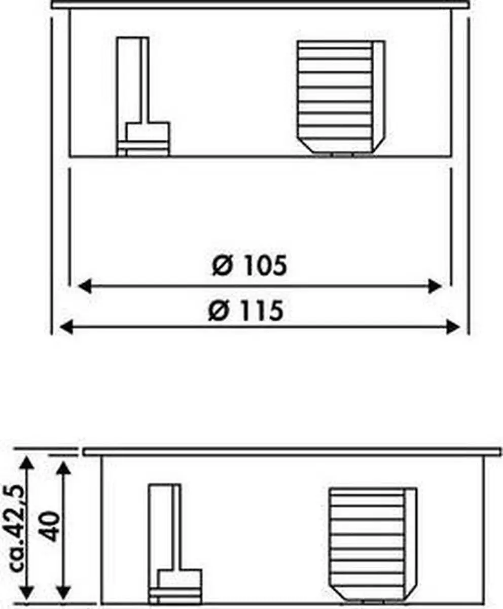 Bachmann TWIST 1x Geaard Stopcontact met USB - Wit 2m - afbeelding 4 van 4