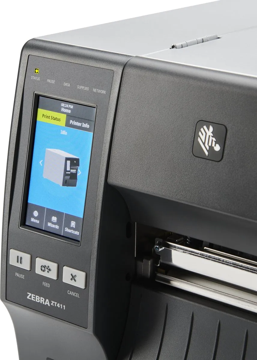 Zebra ZT411 203x203 DPI POS-printer - Zwart/Grijs
