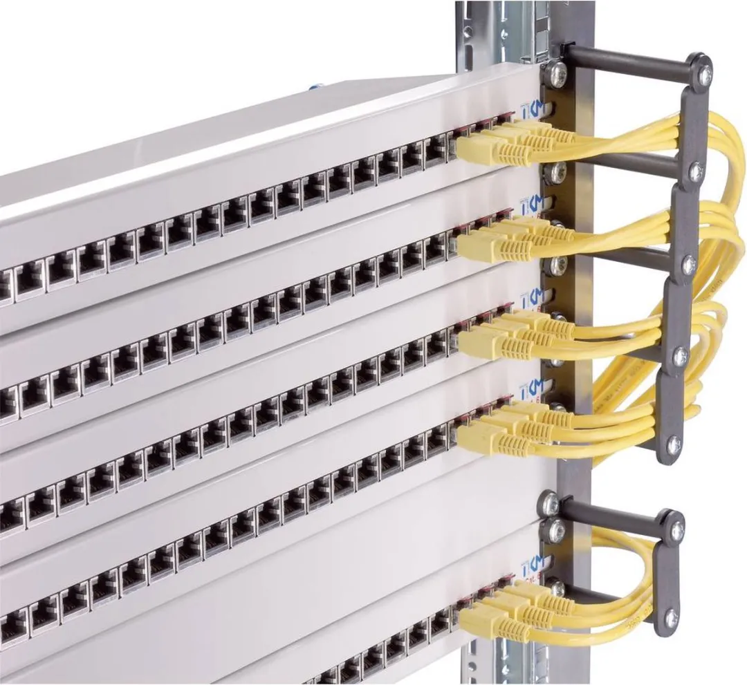 Rittal 7111.214 Kabelgeleiding 19" 1 HE - Zwart