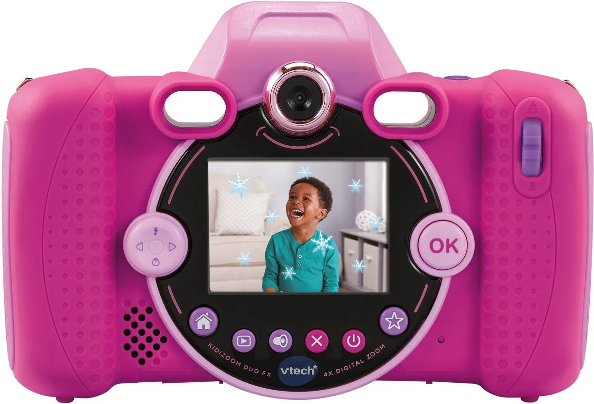 VTech KidiZoom Duo FX Kindercamera - 8MP - Roze