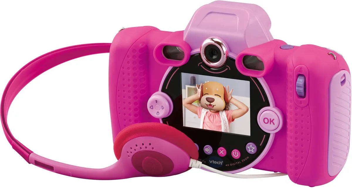 VTech KidiZoom Duo FX Kindercamera - 8MP - Roze