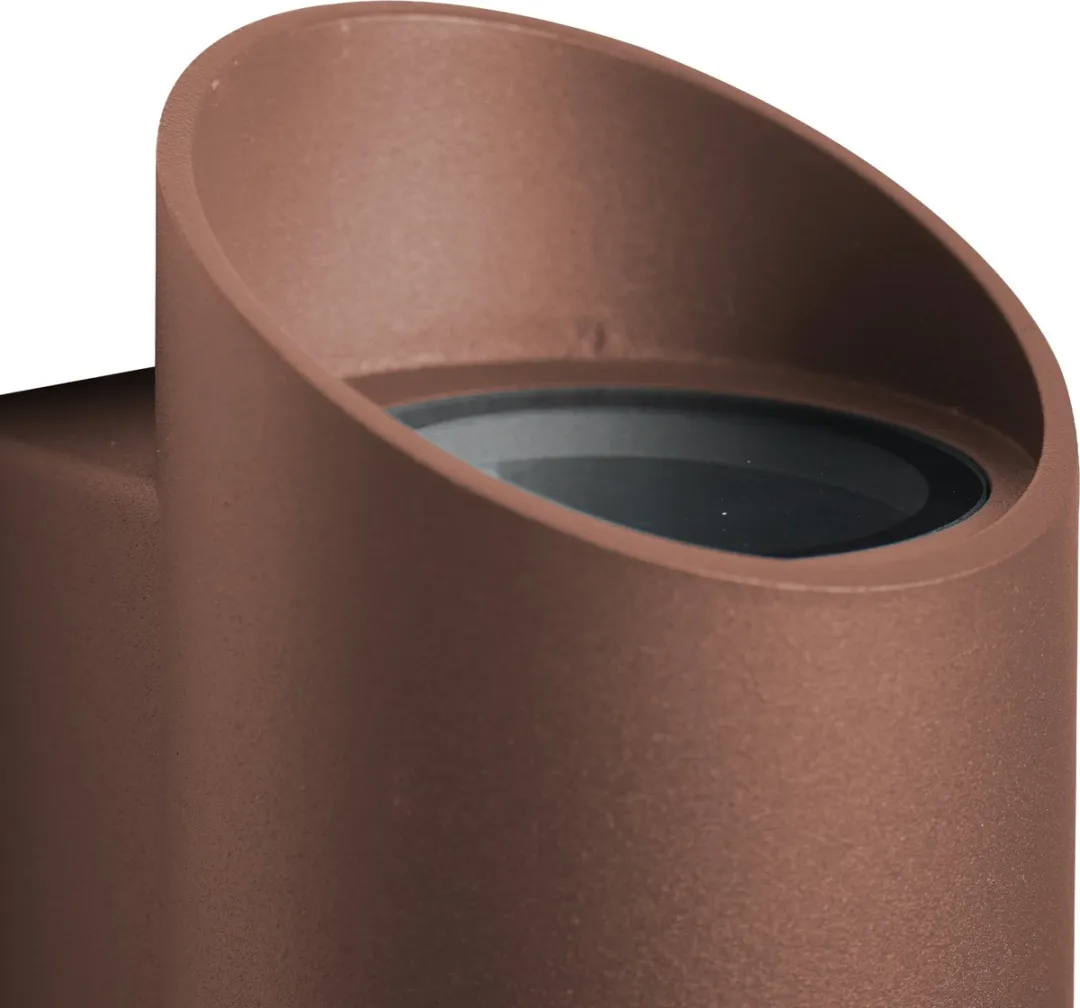 Nordlux Nico Wandlamp 22cm - 2xGU10 Roestkleurig