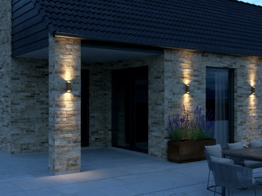 Nordlux Nico Wandlamp 22cm - 2xGU10 Roestkleurig