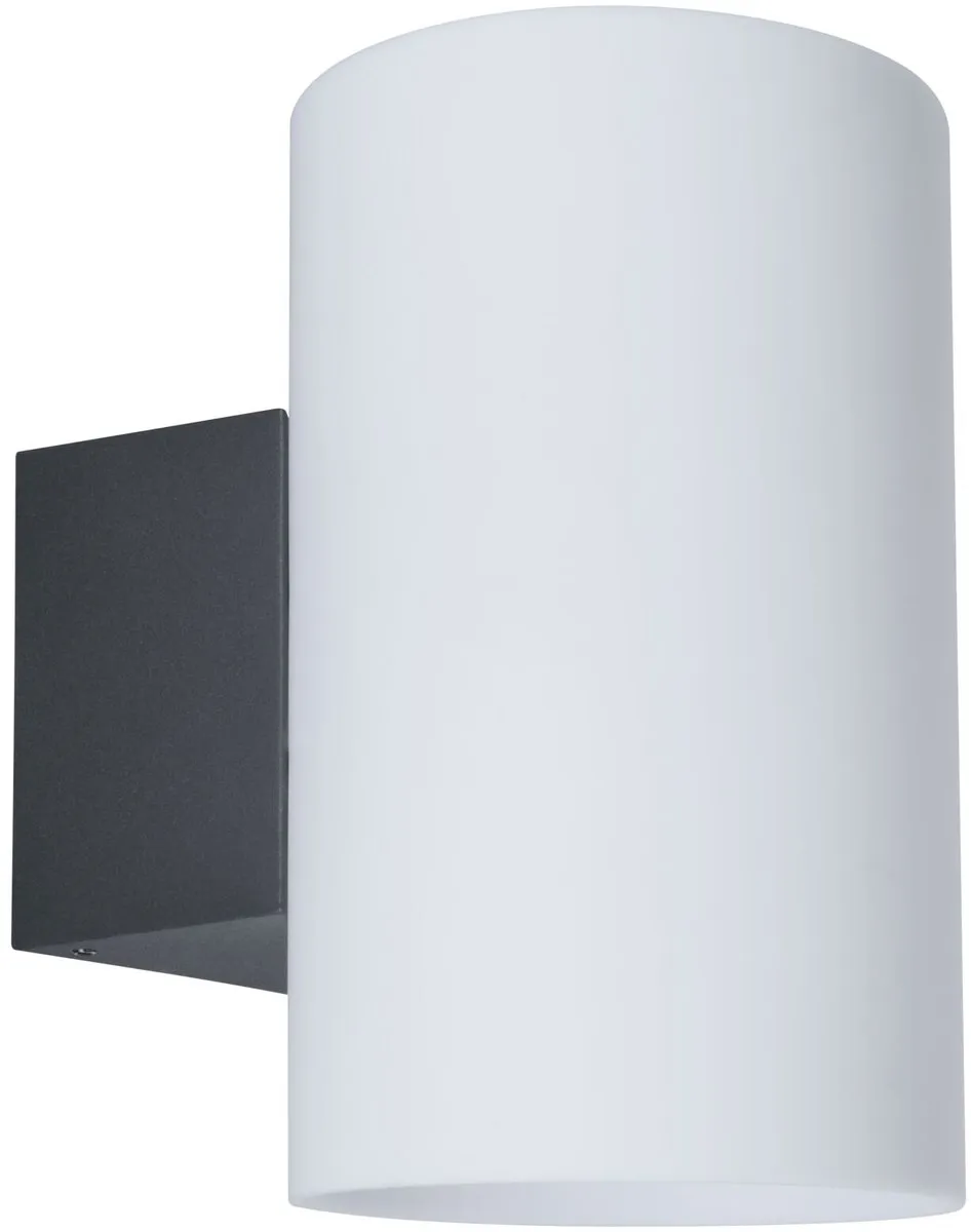 Paulmann Tube Wandarmatuur Buiten 15W IP54 - Antraciet