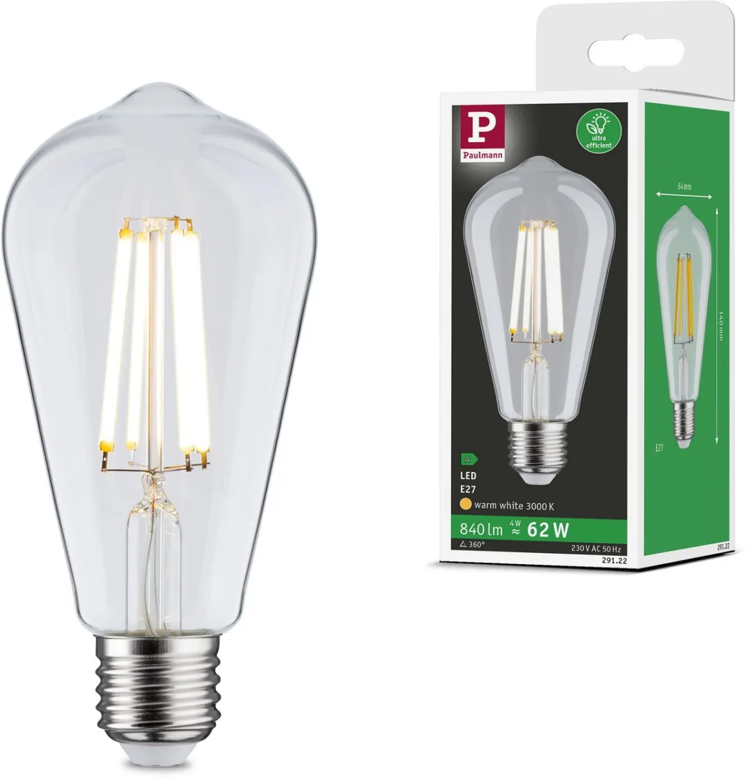 Paulmann Eco-Line LED-kolf ST64 E27 4W 840lm
