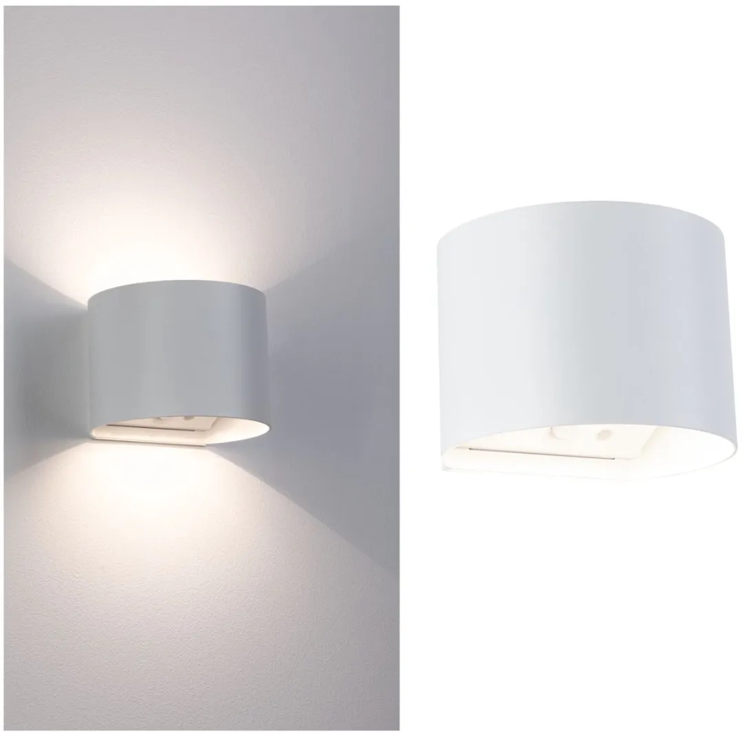Paulmann Nyora LED Wandlamp Accu IP44 - 2x1W 3000K Wit