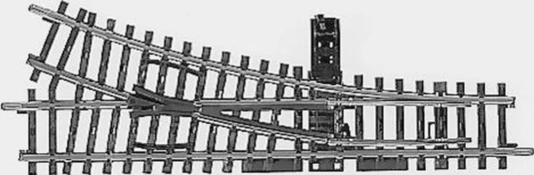 Märklin H0 K-rails Wissel Rechts 2266