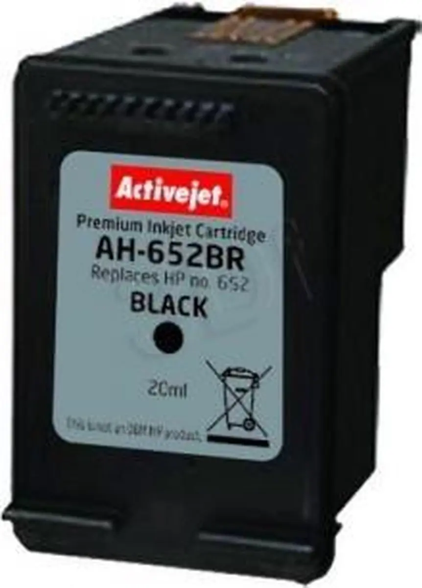 Activejet AH-652BR Inktcartridge - XL 20ml - Zwart - afbeelding 4 van 6