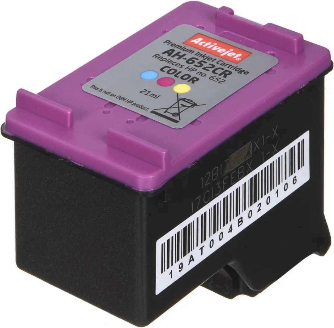 ActiveJet AH-652CR Inktcartridge - Cyaan/Magenta/Geel - afbeelding 3 van 6