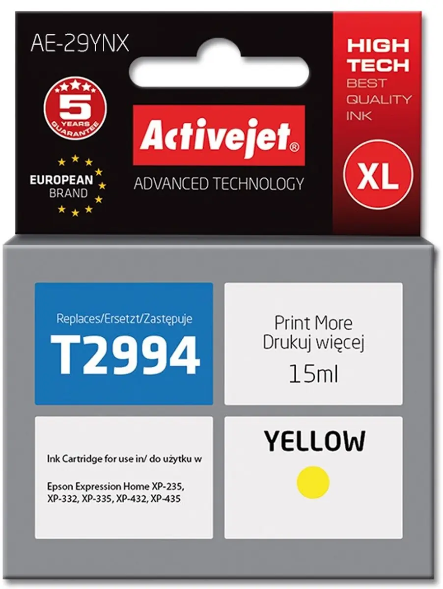 Activejet AE-29YNX Inktcartridge XL