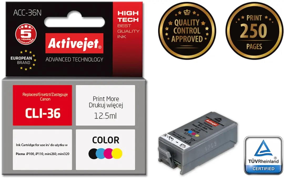 Activejet ACC-36N Compatibele Inktcartridge