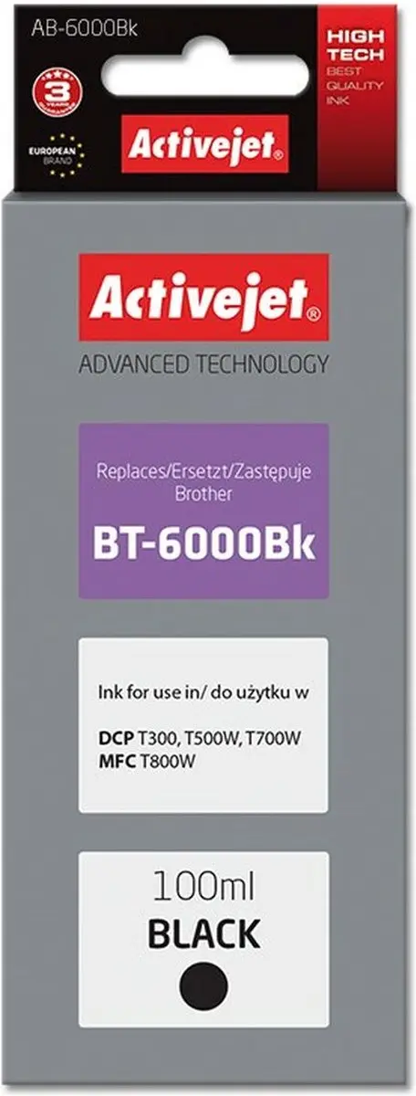 ActiveJet AB-6000BK Inktcartridge