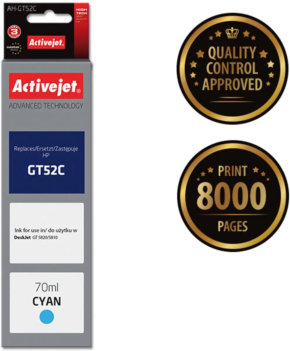 Activejet AH-GT52C Inktcartridge XL