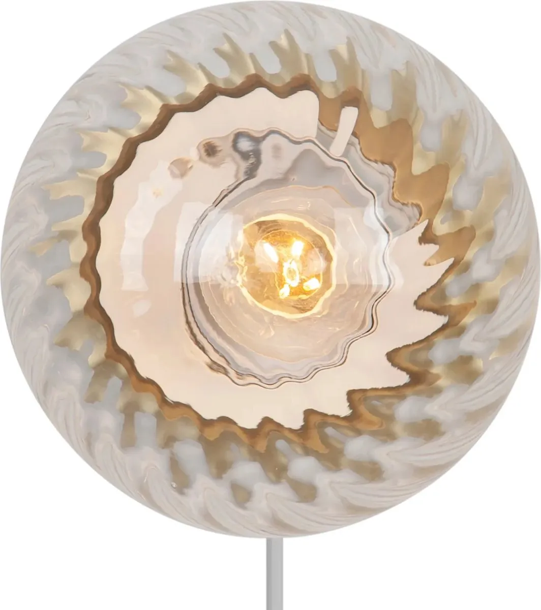 Nordlux Chisell Wandlamp E14 - 15cm - Messing/Transparant