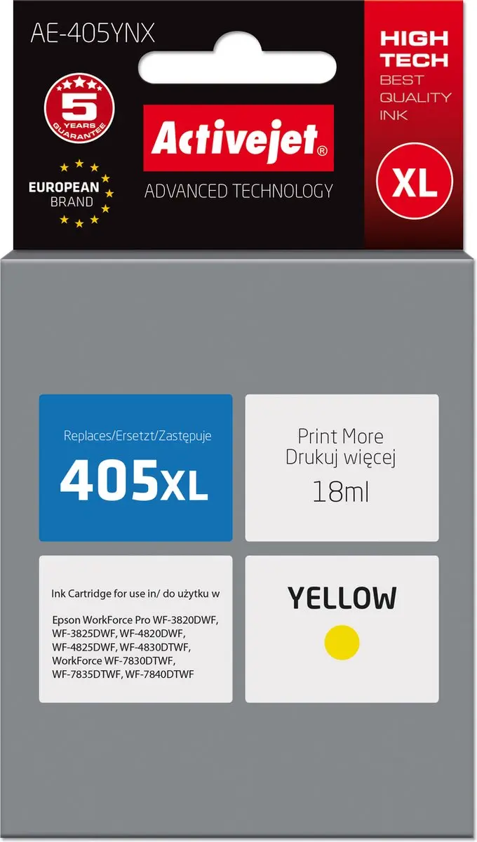 ActiveJet AE-405YNX Inktcartridge