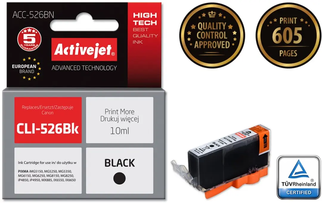 ActiveJet ACC-526CN Inktcartridge 15ml